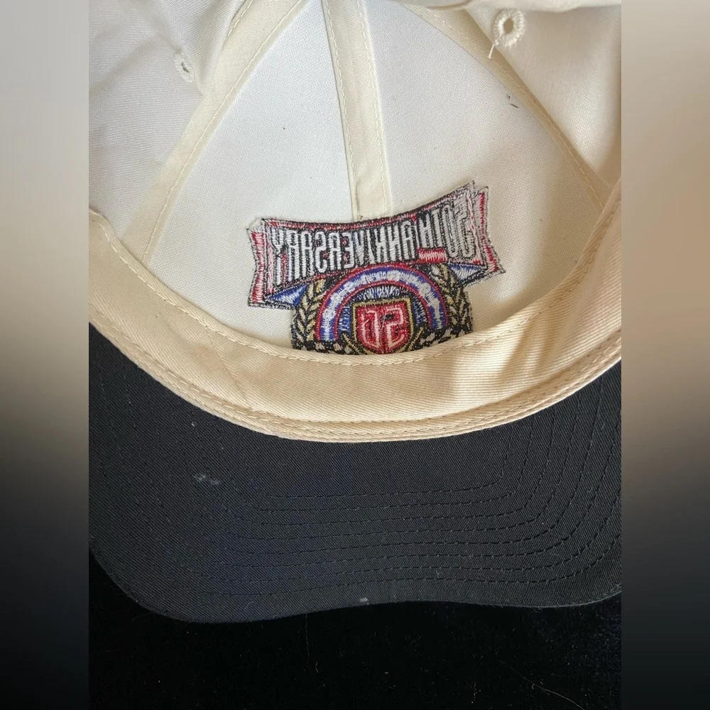 Vintage 1998 NASCAR 50th Anniversary Strapback Adjustable Hat Cap Racing Tultex